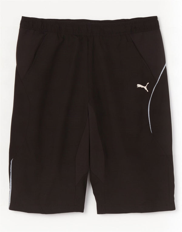 Puma Mens Bermuda Sport Shorts Medium Black