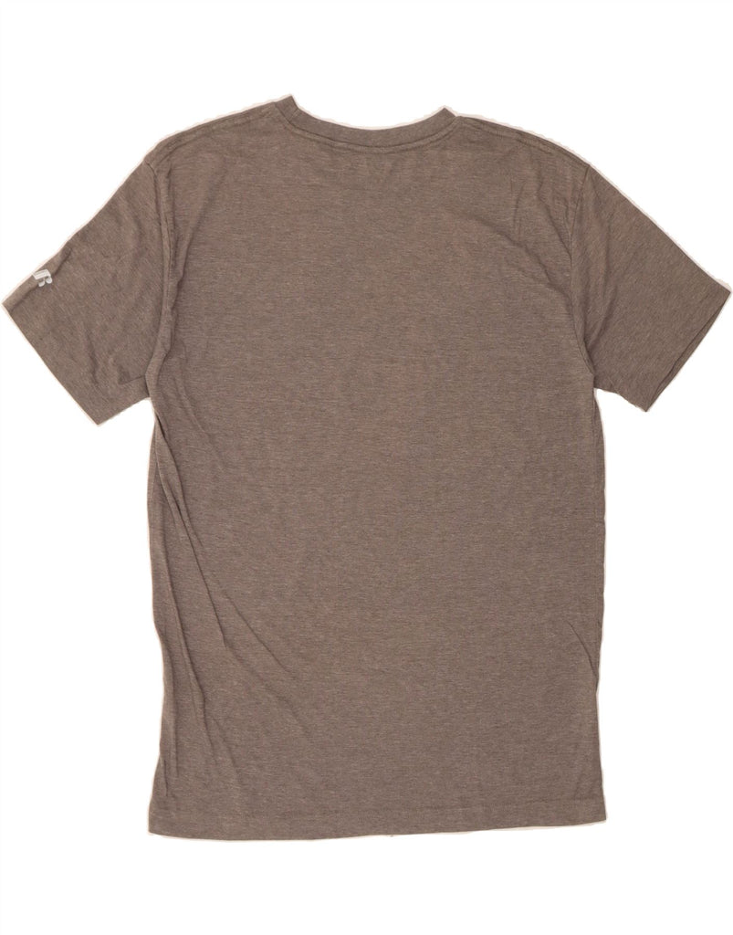RUSSELL ATHLETIC Mens Bobcats Graphic T-Shirt Top UK 42/44 Large Grey Vintage Russell Athletic and Second-Hand Russell Athletic from Messina Hembry 