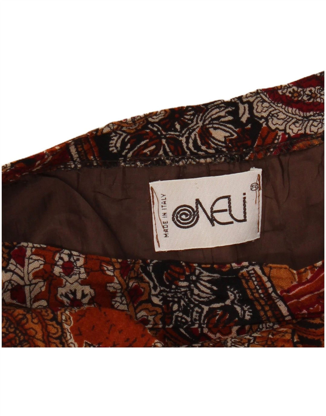 VINTAGE Womens Pleated Skirt W27 Small Multicoloured Paisley