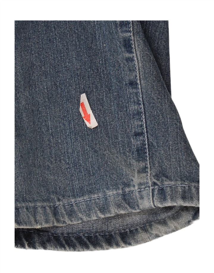 Trussardi Mens Tapered Jeans W36 L34 Blue Cotton
