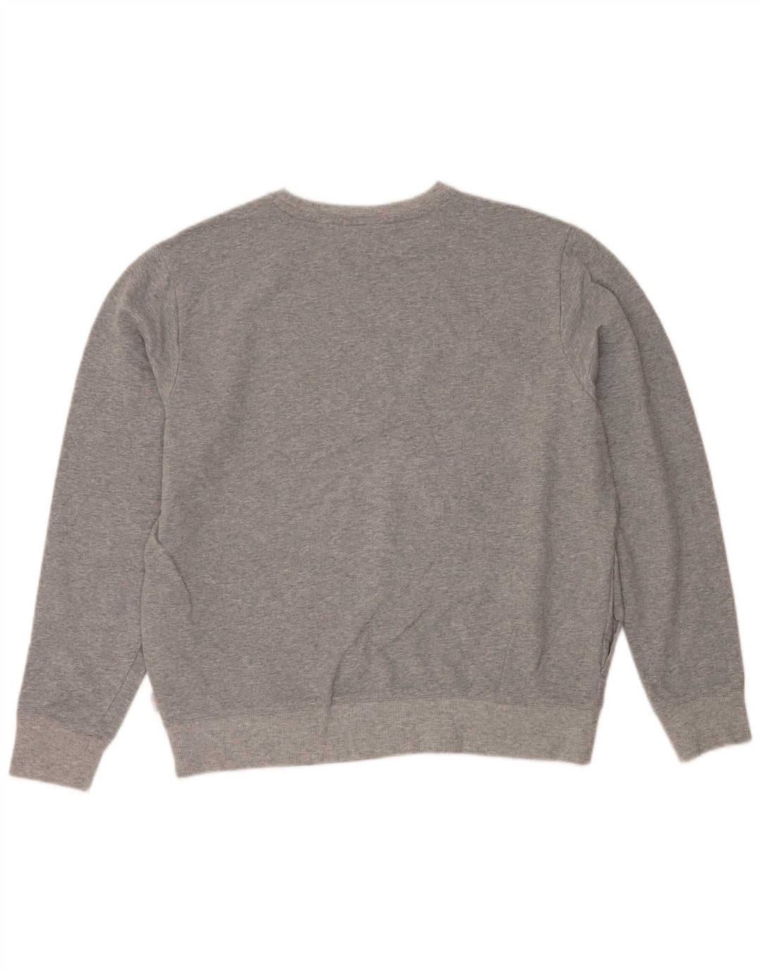 Fila Womens Sweatshirt Jumper UK 16 Large Grey Flecked Cotton