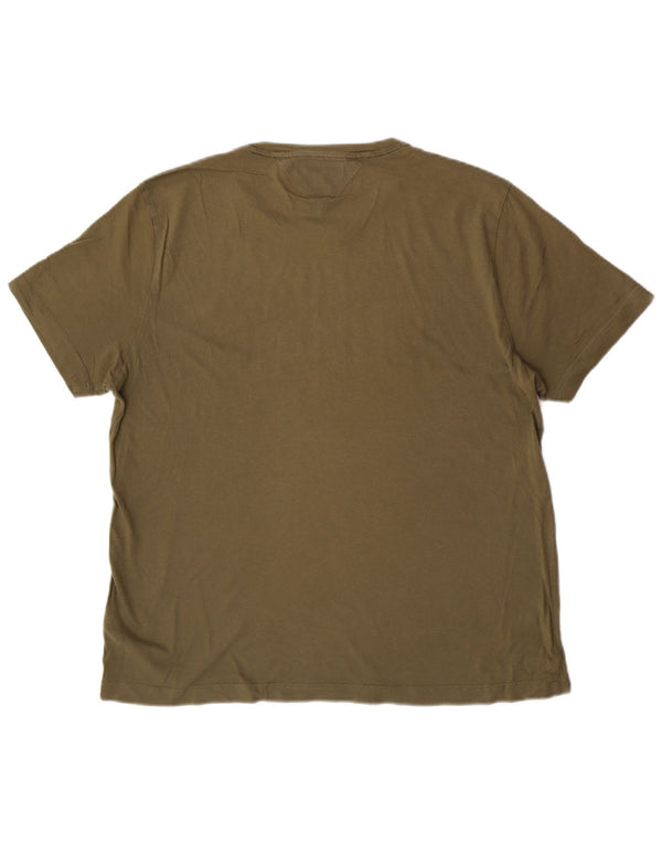 Tommy Hilfiger Mens Graphic T-Shirt Top XL Green Cotton