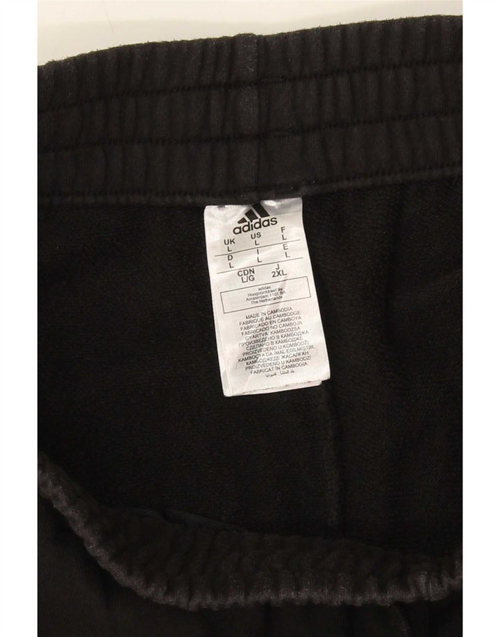 Adidas Mens Sport Shorts Large Black Cotton