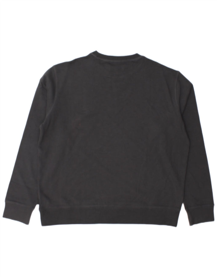 MARKS & SPENCER Mens Sweatshirt Jumper XL Black Cotton
