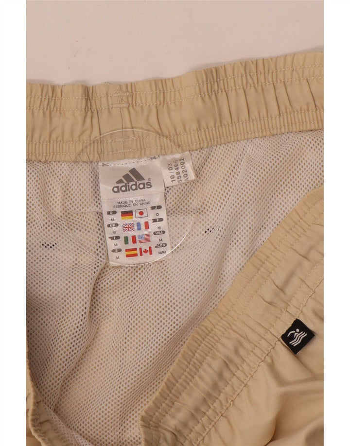 Adidas Mens Graphic Sport Shorts Medium Beige Colourblock Polyester