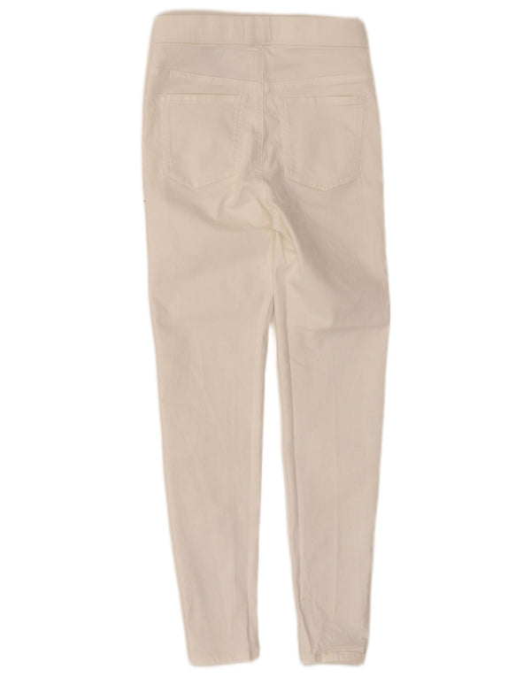 Marks & Spencer Womens Jegging Casual Trousers UK 8 Small W24 L26 White