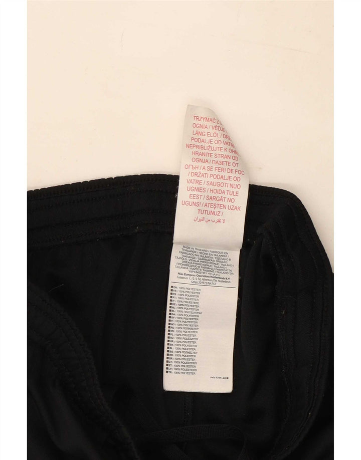 Nike Boys Tracksuit Trousers 10-11 Years Medium Black Polyester