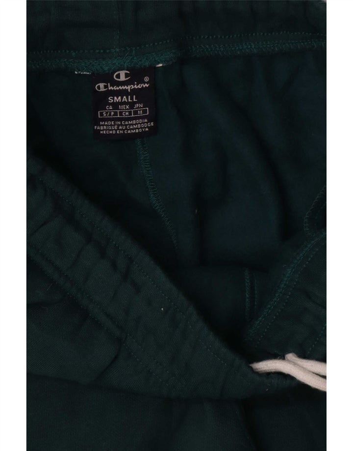 Champion Mens Tracksuit Trousers Joggers Small Green Cotton