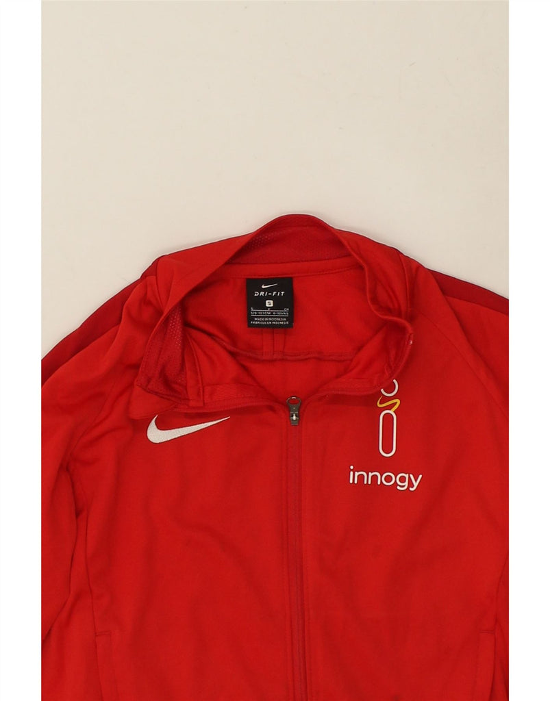 NIKE Boys Dri Fit Graphic Tracksuit Top Jacket 8-9 Years Small  Red | Vintage Nike | Thrift | Second-Hand Nike | Used Clothing | Messina Hembry 