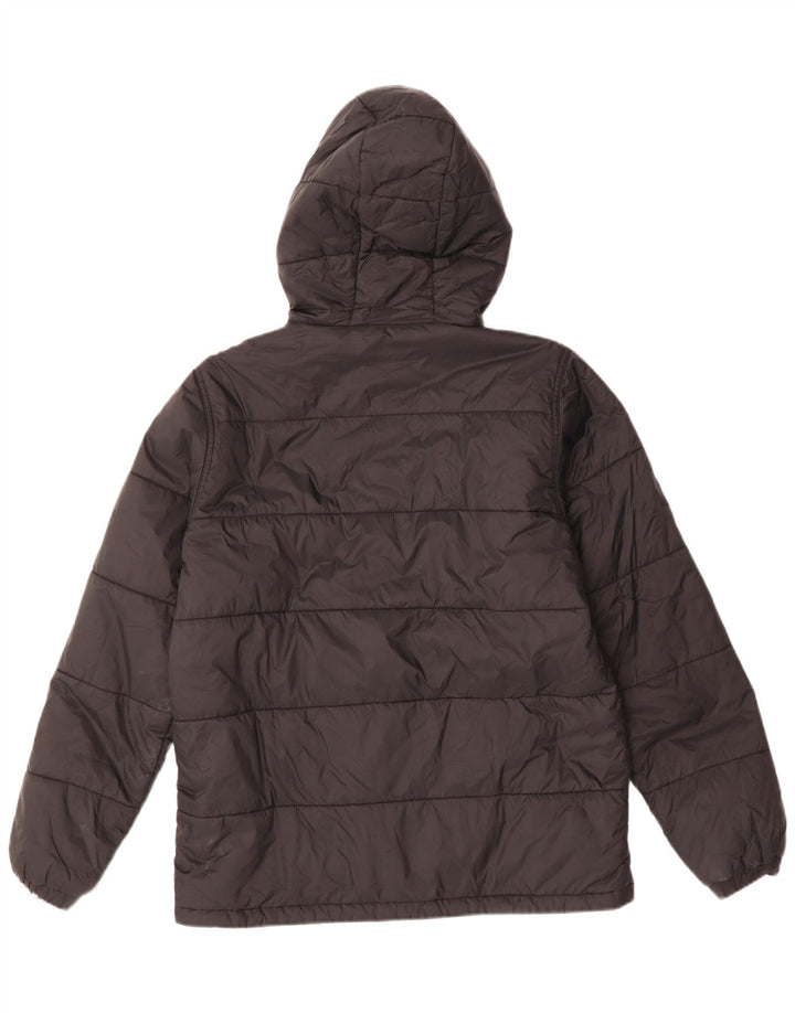 VANS Mens Hooded Padded Jacket UK 36 Small Black Nylon