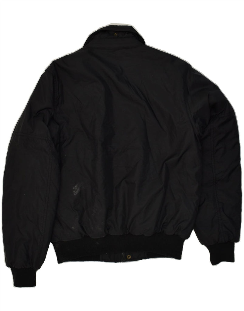 SISLEY Boys Bomber Padded Jacket 11-12 Years 2XL Black Polyamide | Vintage Sisley | Thrift | Second-Hand Sisley | Used Clothing | Messina Hembry 