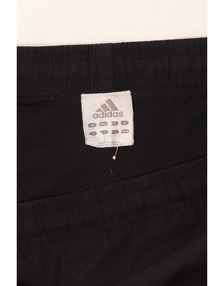 Adidas Mens Tracksuit Trousers Medium  Black Polyester