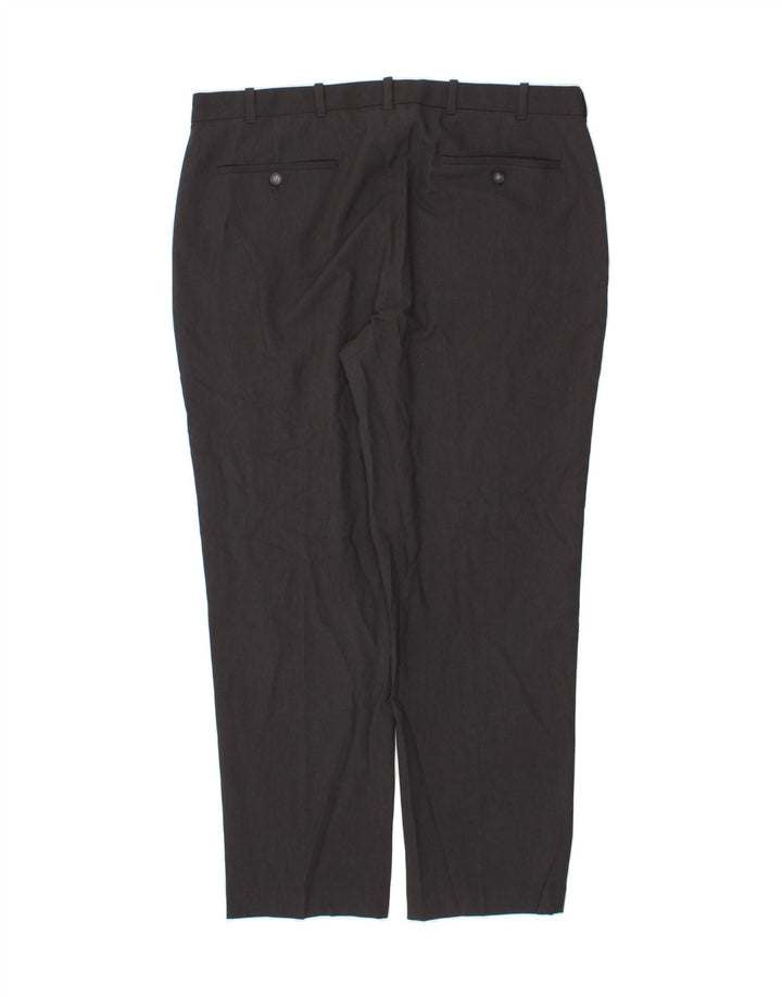 IZOD Mens Straight Suit Trousers W38 L30  Grey Polyester Vintage Izod and Second-Hand Izod from Messina Hembry 