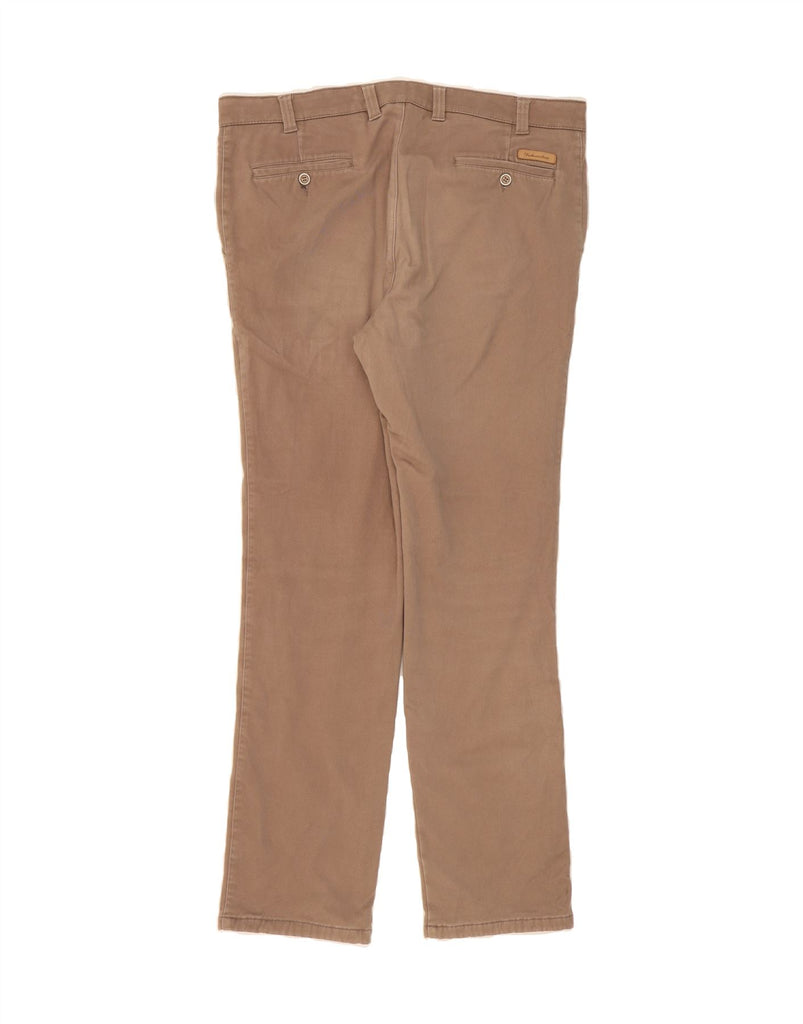 DOLOMITEN Mens Straight Suit Trousers W40 L34 Beige Vintage Dolomiten and Second-Hand Dolomiten from Messina Hembry 