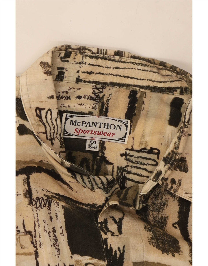 Mc Panthon Mens Abstract Pattern Shirt Size 45/46 2XL Multicoloured