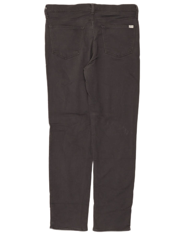 Orvis Mens Straight Casual Trousers W34 L32 Grey Cotton