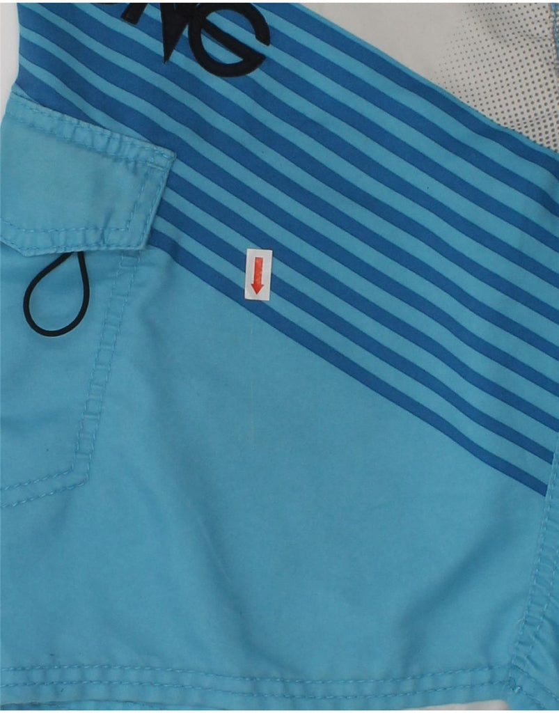 BILLABONG Boys Graphic Swimming Shorts 15-16 Years Blue Colourblock | Vintage Billabong | Thrift | Second-Hand Billabong | Used Clothing | Messina Hembry 