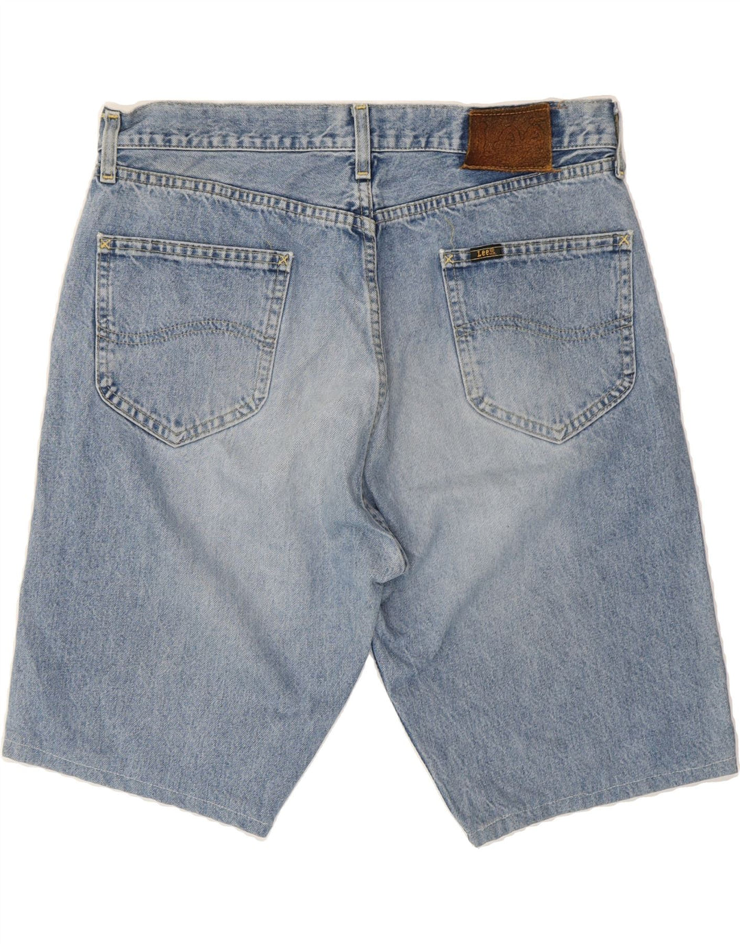 LEE Mens Riders Denim Shorts W36 Large Blue Cotton Vintage Lee and Second-Hand Lee from Messina Hembry 