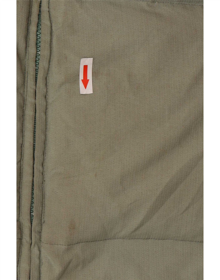 The North Face Mens Padded Jacket UK 44 2XL Green Polyamide