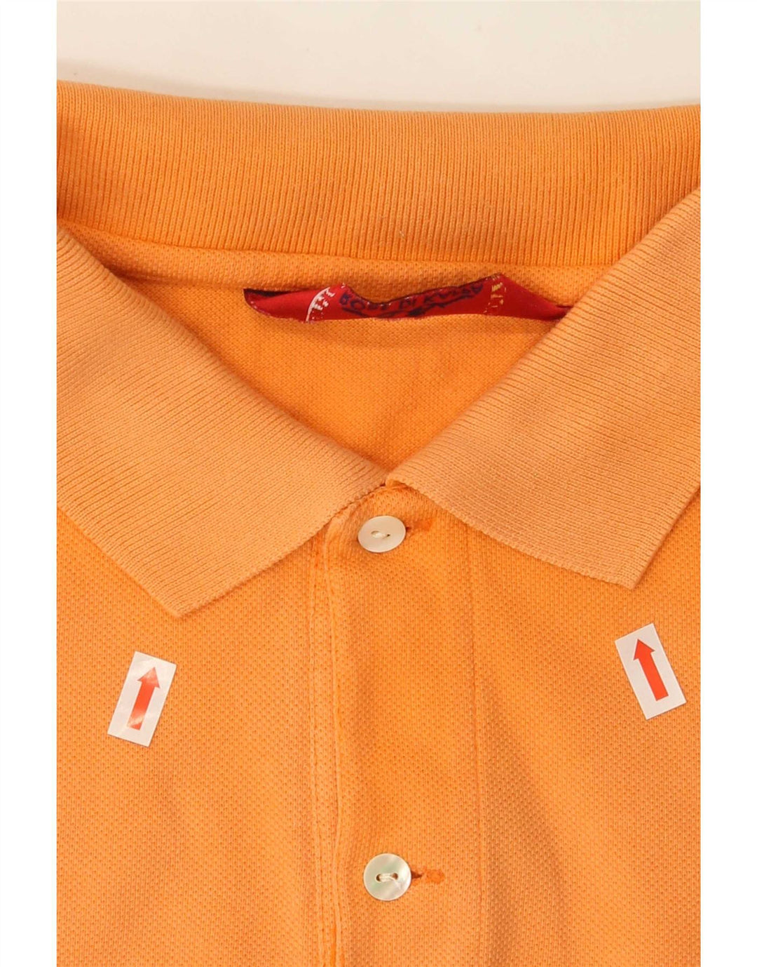 Kappa Mens Polo Shirt XL Orange Cotton