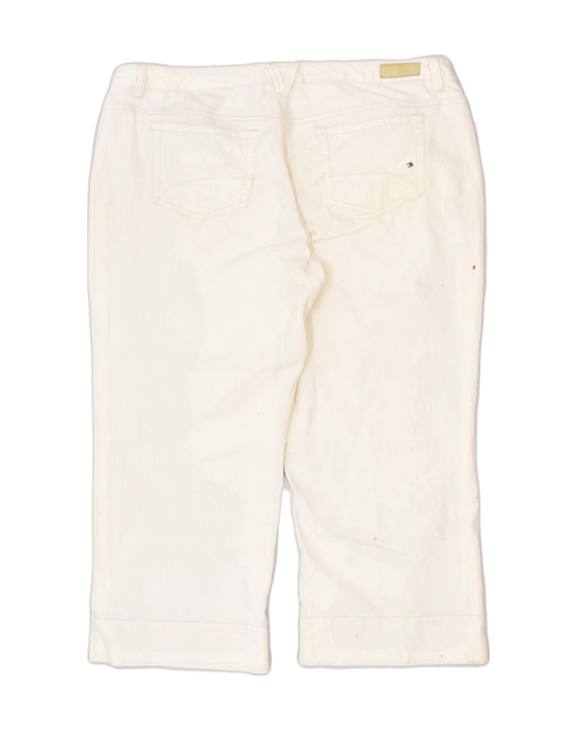 TOMMY HILFIGER Womens Casual Trousers US 16 2XL W36 L25 White Classic | Vintage | Thrift | Second-Hand | Used Clothing | Messina Hembry 