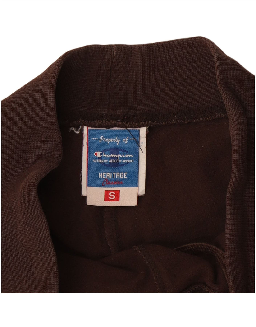 Champion Womens Tracksuit Trousers UK 10 Small Brown Cotton