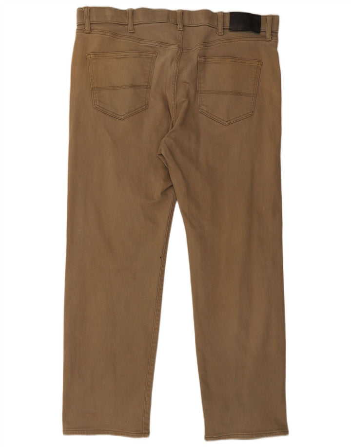 Marks & Spencer Mens Straight Jeans W38 L31 Beige Cotton