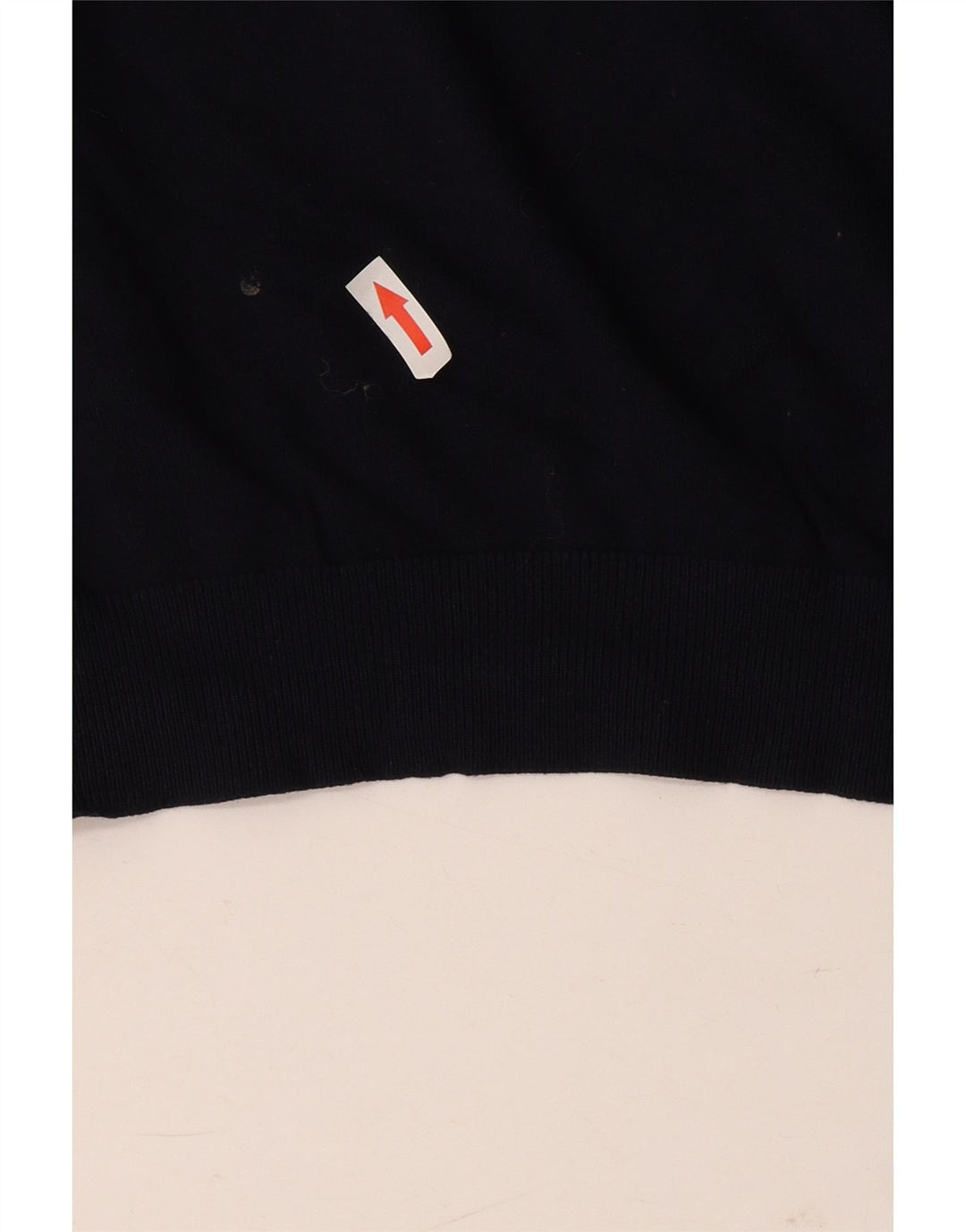 Zara Mens Crew Neck Jumper Sweater Large Navy Blue