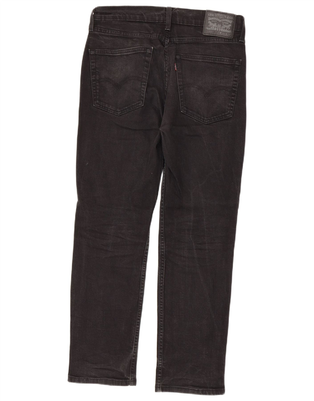 Levi's Mens 514 Straight Jeans W30 L30 Black Cotton