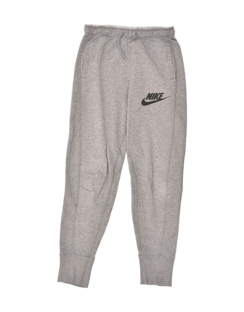 NIKE Mens Tracksuit Trousers Joggers XS Grey Cotton | Vintage Nike | Thrift | Second-Hand Nike | Used Clothing | Messina Hembry 