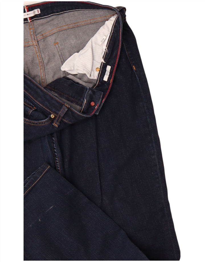 TOMMY HILFIGER Womens Slim Jeans W33 L31 Navy Blue