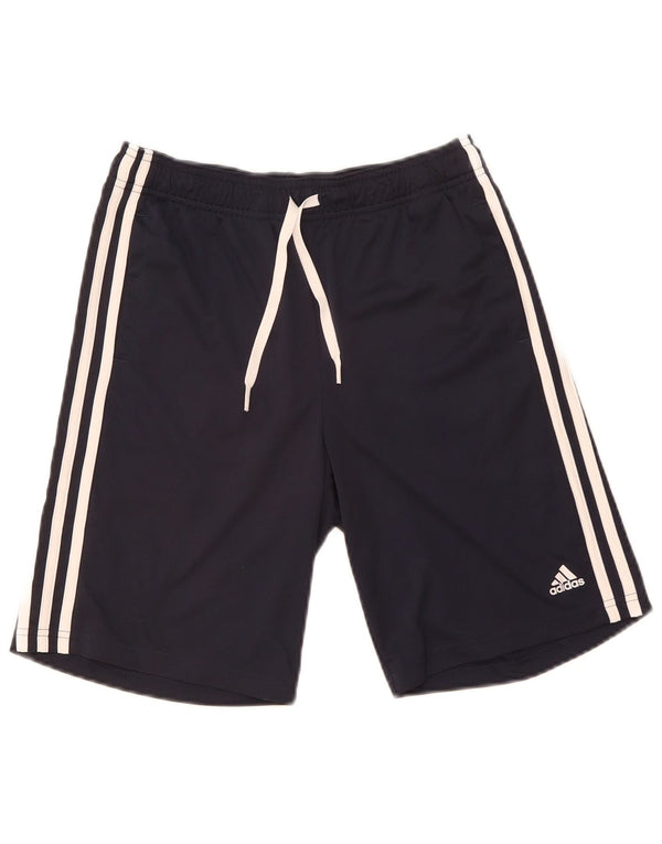 Adidas Boys Aeroready Sport Shorts 15-16 Years  Navy Blue Polyester