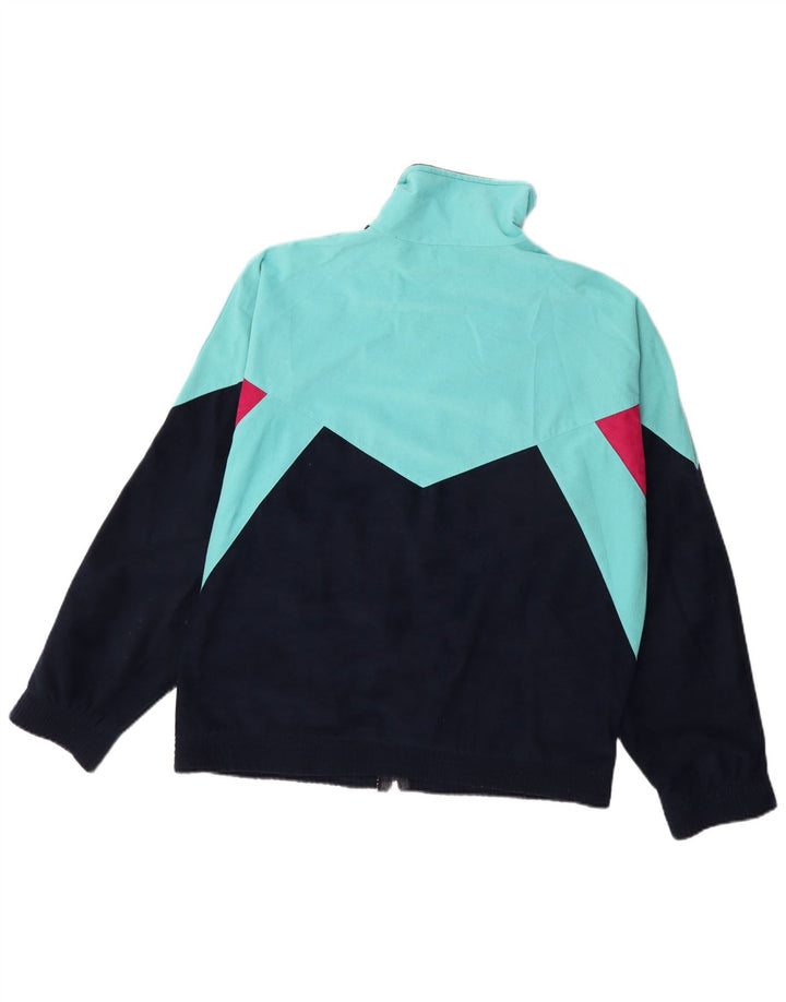 TERINDA Mens Tracksuit Top Jacket Large Navy Blue Colourblock