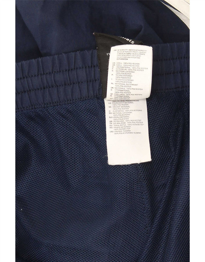 Adidas Mens Climalite Tracksuit Trousers XL Navy Blue Polyester