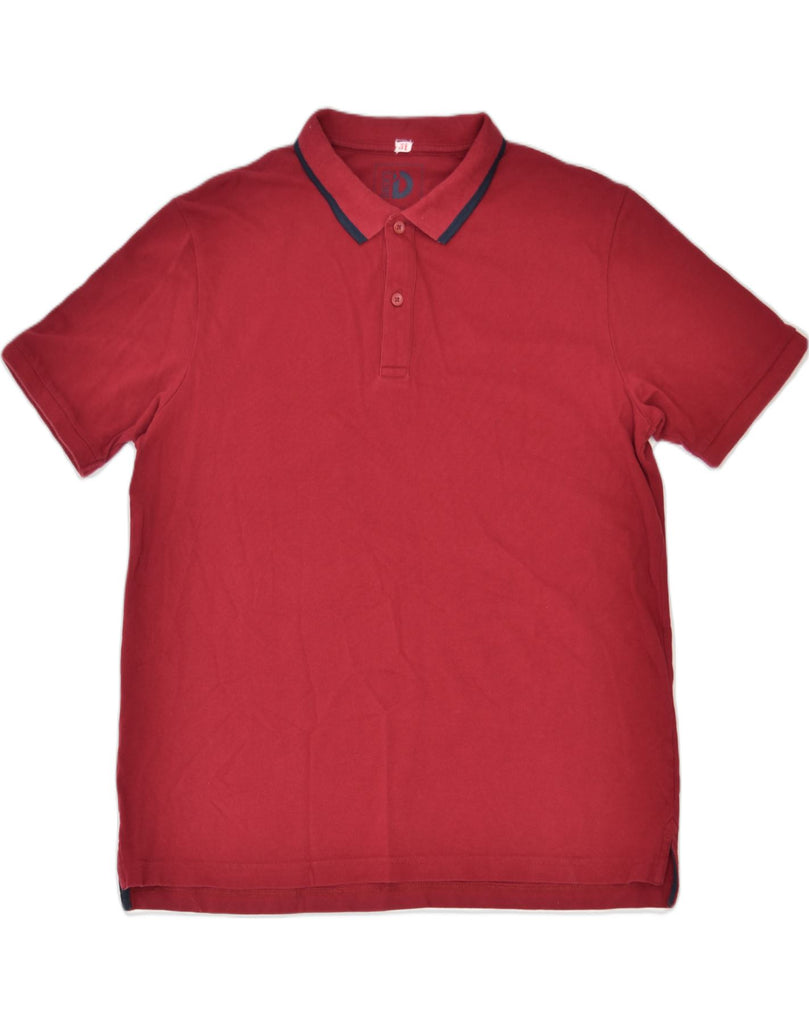 DACK'S Mens Polo Shirt Large Red Cotton | Vintage | Thrift | Second-Hand | Used Clothing | Messina Hembry 