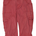 Lee Womens Relaxed Fit Cargo Bermuda Shorts W36 XL Pink