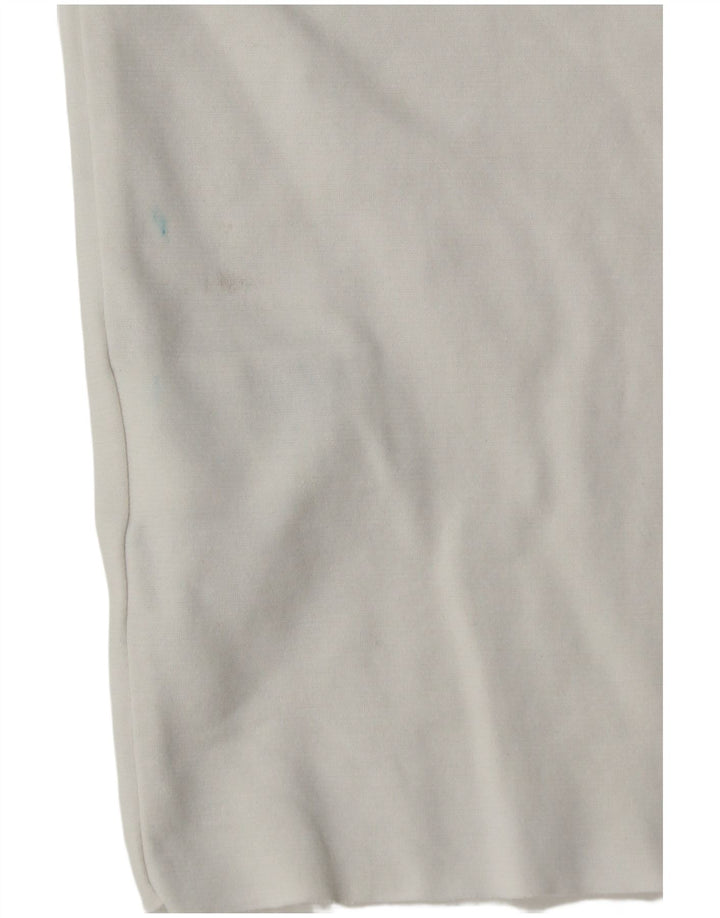 Cos Mens T-Shirt Top Medium White Cotton