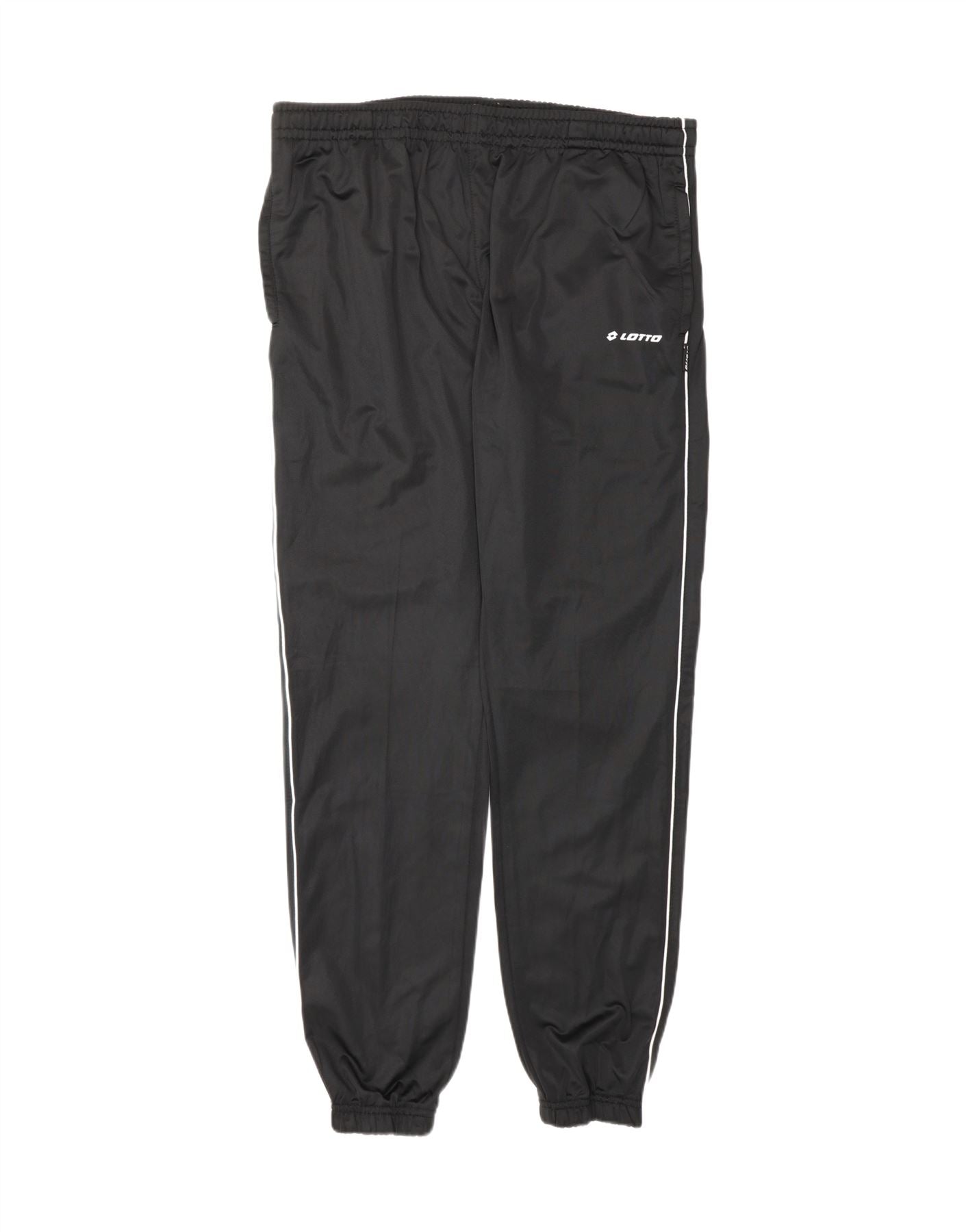 LOTTO Mens Tracksuit Trousers Joggers 2XL Black Polyester