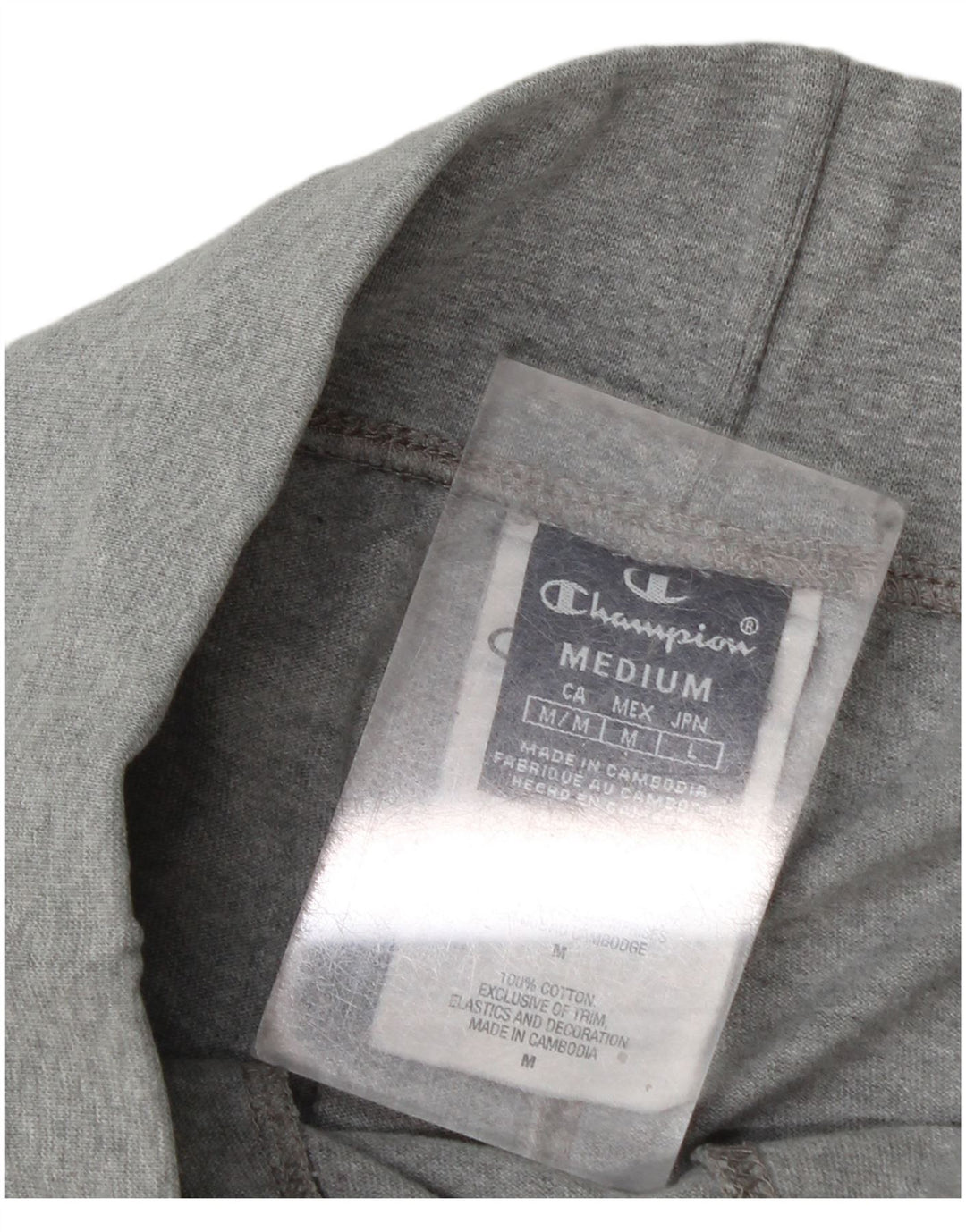 Champion Mens Graphic Sport Shorts Medium  Grey Cotton