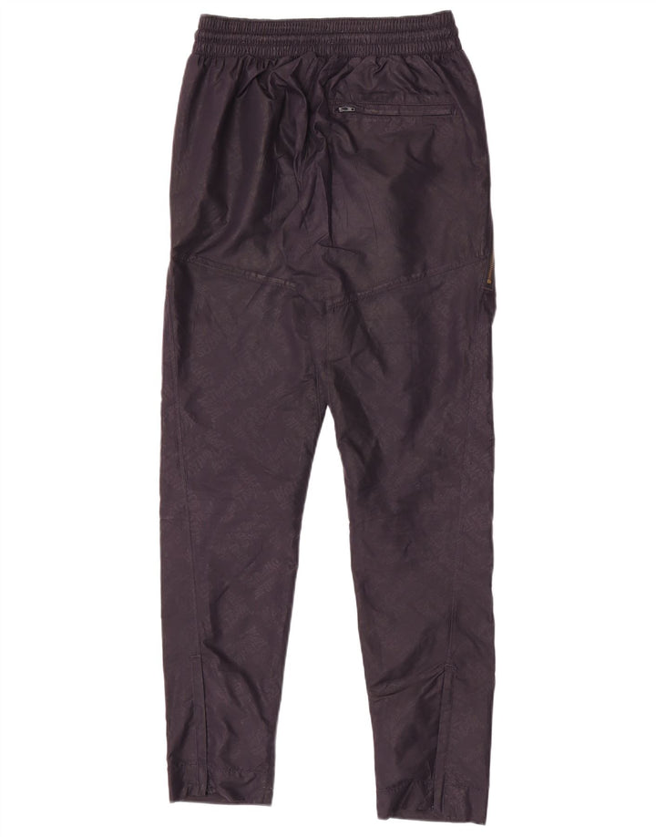 Nike Womens Graphic Tracksuit Trousers UK 4/6 XS  Black Polyester