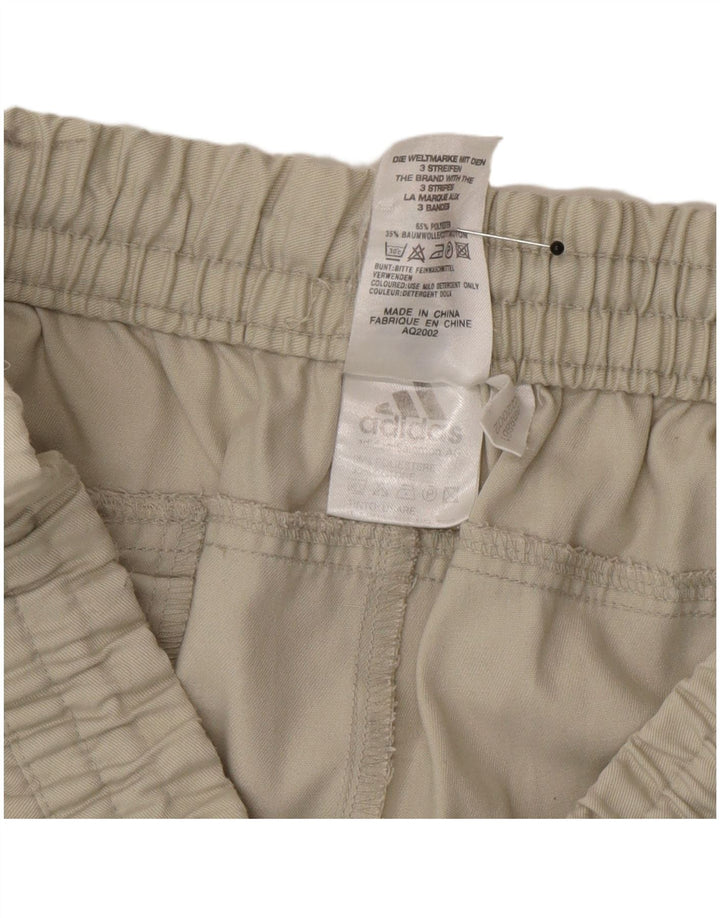 Adidas Mens Chino Shorts Large W34  Beige Polyester