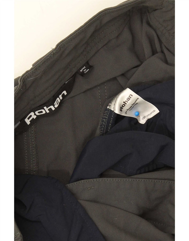 Rohan Mens Straight Chino Trousers W36 L28 Grey Polyamide