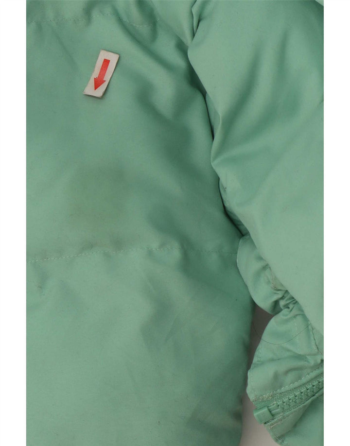 Gymshark Womens Oversized Padded Jacket UK 14 Medium Turquoise Polyester