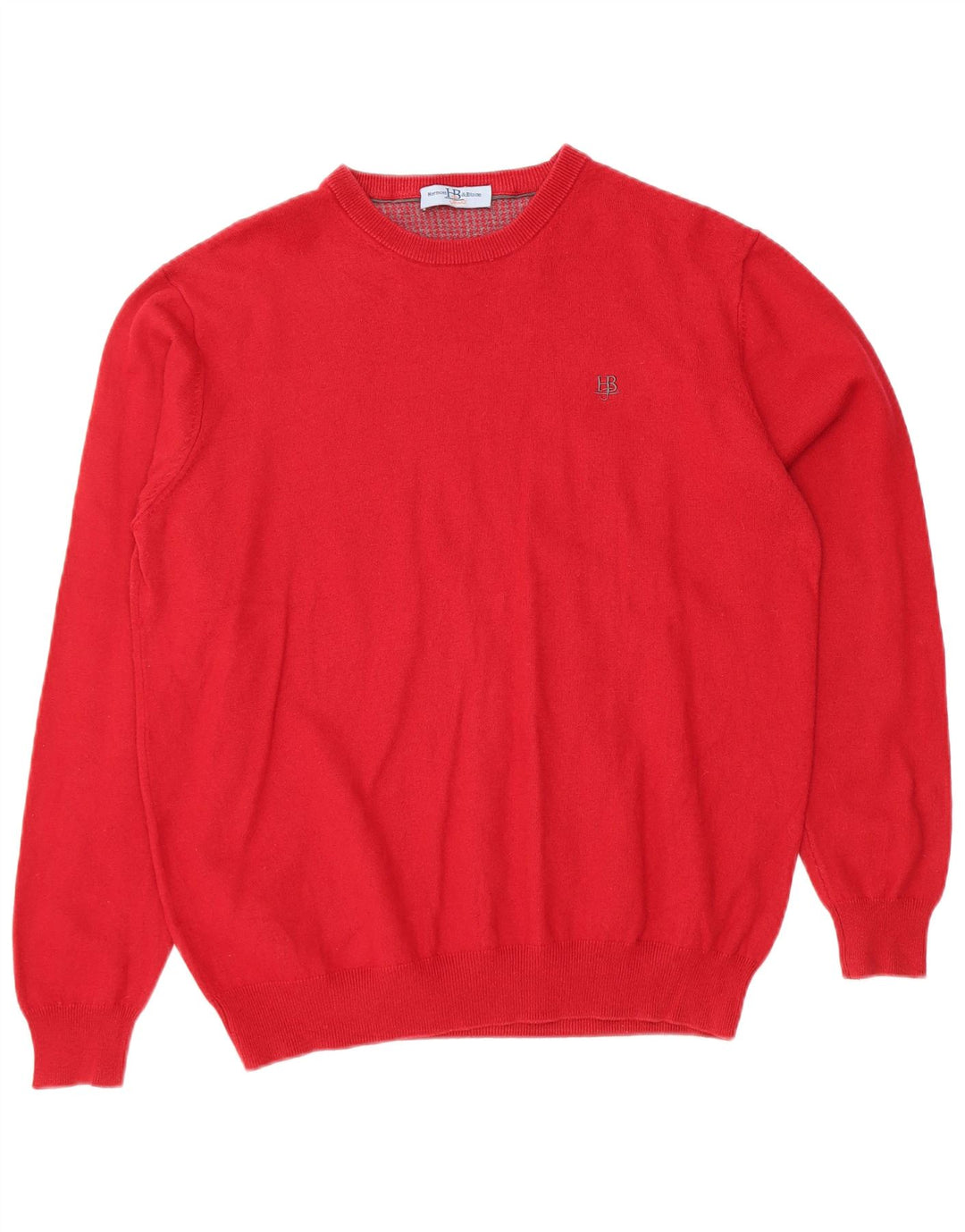 HARMONT & BLAINE Womens Boat Neck Jumper Sweater UK 18 XL Red Cotton