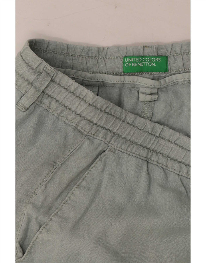 Benetton Mens Chino Shorts W34 Large Green