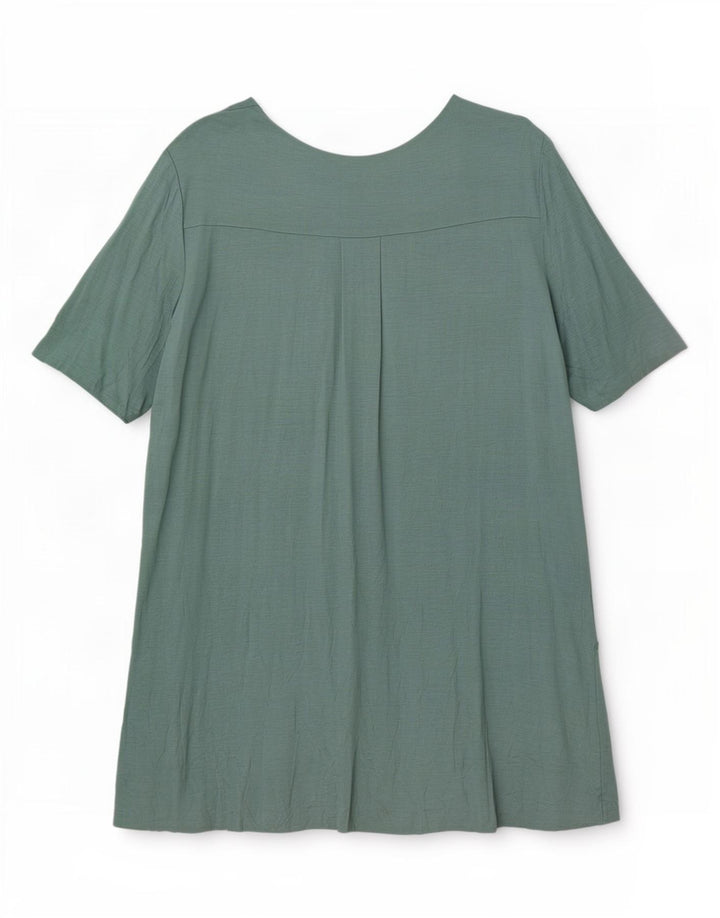 Cos Womens Tent Dress UK 16 Large Green Lyocell
