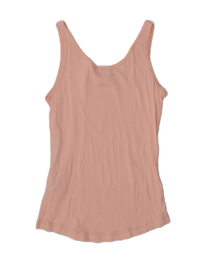 CHAMPION Womens Vest Top UK 14 Medium Pink Cotton Vintage Champion and Second-Hand Champion from Messina Hembry 