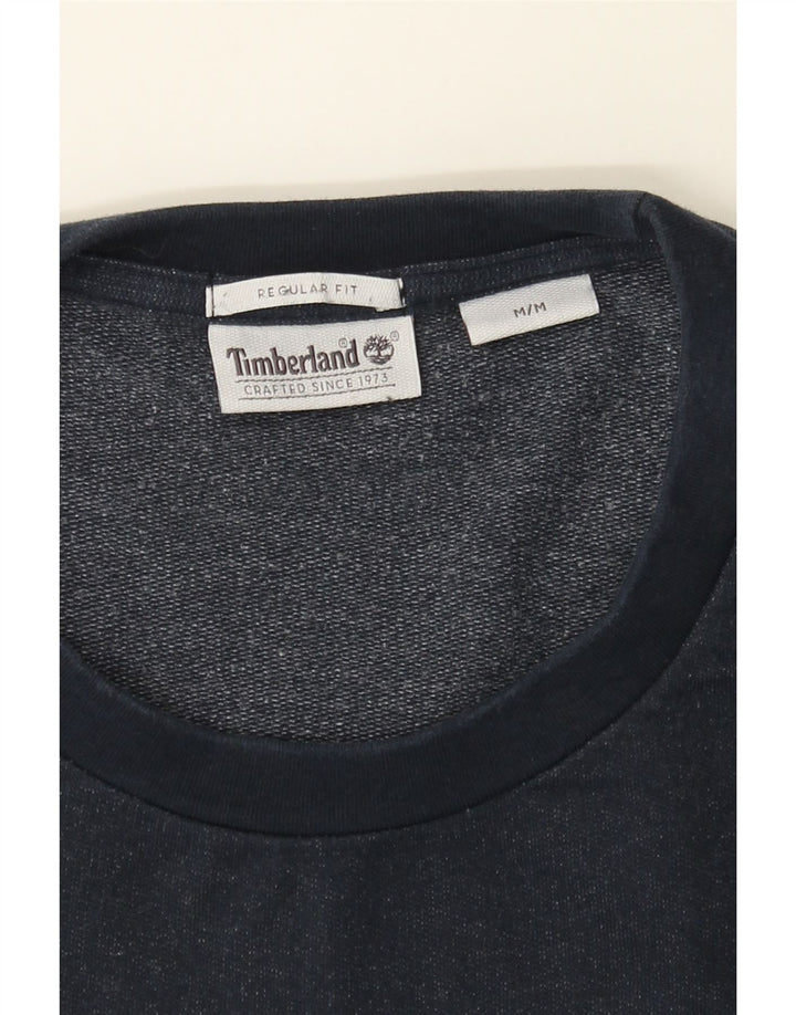 TIMBERLAND Mens Sweatshirt Jumper Medium Navy Blue Cotton Vintage Timberland and Second-Hand Timberland from Messina Hembry 