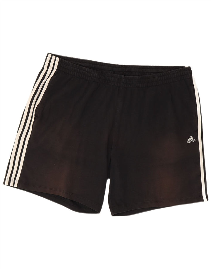 ADIDAS Mens Sport Shorts 2XL  Black Cotton