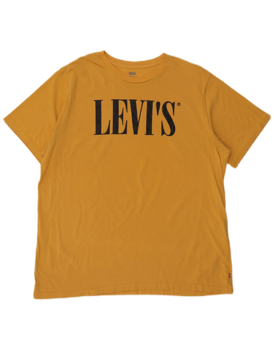 Levi's Mens Relaxed Graphic T-Shirt Top XL Yellow Cotton